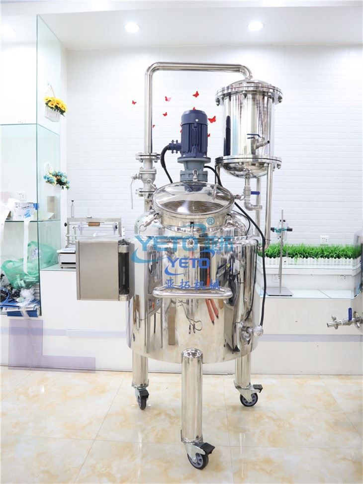 YETO 200L Hemp Oil Distillation Fish Oil Distillation Wiped Film Molecular Machine