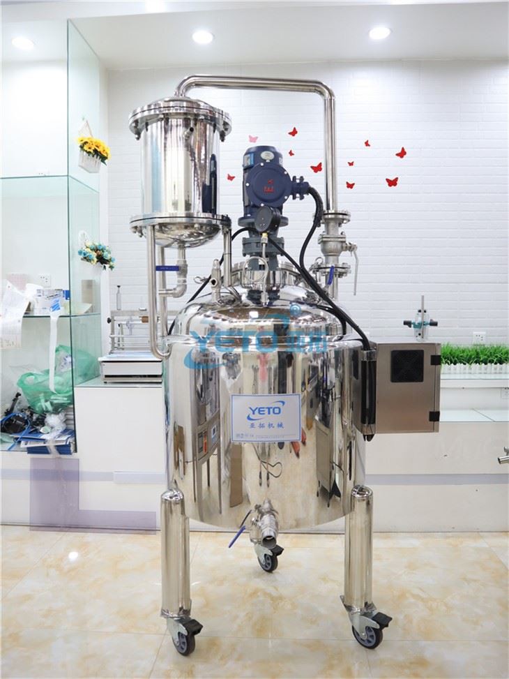 YETO 200L Hemp Oil Distillation Fish Oil Distillation Wiped Film Molecular Machine