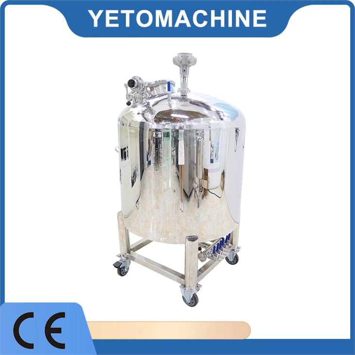 Pneumatski zatvoreni rezervoar za mešanje tečnosti